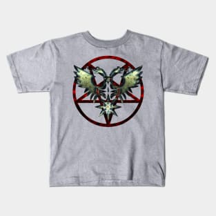 BEHEMOTH RED PENTAGRAM Kids T-Shirt